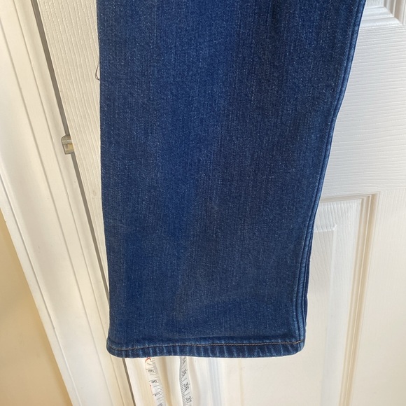 Carhartt Women's Straight Leg Jeans - Blue with Red Accents - Picture 5 of 8